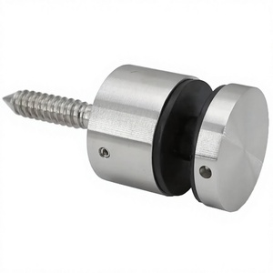 Entretoise en verre en acier inoxydable SUS316 anti-sel pour applications de <span class=keywords><strong>plage</strong></span> <span class=keywords><strong>et</strong></span> de villas, filetage mâle, résistant à la rouille, accessoire pour garde-corps de <span class=keywords><strong>piscine</strong></span> sans cadre - Product Image 1