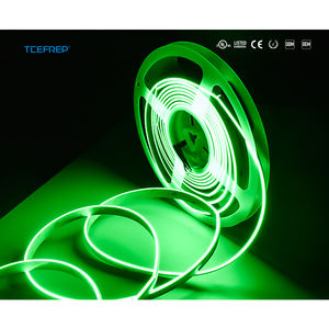 Bande LED COB à émission latérale, technologie COB, lumière uniforme, couleur dynamique RVB, DC 24V 9.6W, bobine de 5M pour éclairage linéaire dissimulé - Product Image 3