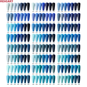 Collection de vernis à gel <span class=keywords><strong>bleu</strong></span> russe Mini bouteilles de 15ml marques créer Logo identité boîte-cadeau coréen Chrome vernis à ongles professionnel - Product Image 2