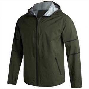 <b>Men</b> Autumn Windbreaker <b>Jackets</b> Stand Collar Zipper Front Lace Decoration Eco-Friendly Casual Wear in Reasonable Price - Product Image 3