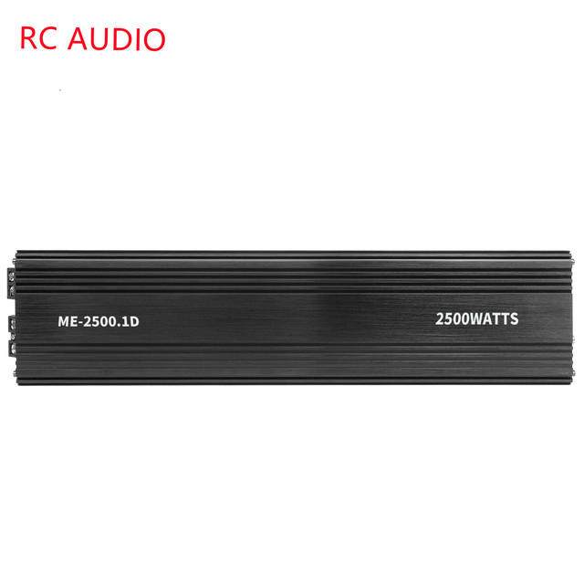 MonoBlock 1Channel High Quality Class D Car Amplifier RMS 2500W RMS 1-ohm SPL Car Audio Single-channel Power Amplifier D-class