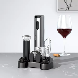 <span class=keywords><strong>Cosas</strong></span> buenas de Navidad para recomendar tornillo de corcho abridor de botellas de vino eléctrico <span class=keywords><strong>con</strong></span> cortador de papel de aluminio abridor de vino - Product Image 2