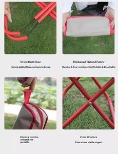 Chaise <span class=keywords><strong>de</strong></span> jardin d'extérieur, mini, portable, légère, en tissu Oxford, ultralégère, pour pique-nique, voyage, pêche, tabouret pliant, sac <span class=keywords><strong>de</strong></span> transport, camping - Product Image 4
