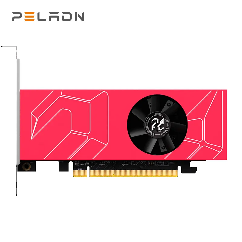 RX6400 LP 그래픽 카드 4GB PC 게임 사무실 Gpu GDDR6 슈퍼 그래픽 카드 RX 6400 비디오 카드