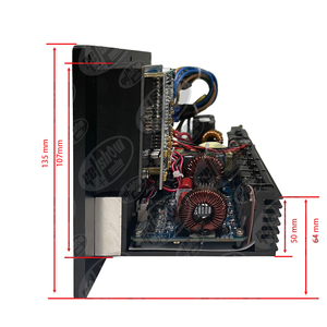 Getshow FIR810S 1000W 2 Way Amplifier Module Professional Metal <b>Speaker</b> Plate Class D DSP 20-20KHz AC 110-240V Universal <b>Plug</b> - Product Image 6