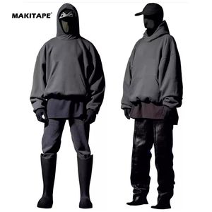 Sweat-shirt pour homme KY324, essentiel personnalisé, lavage vintage, double couche, ample, streetwear, Dove Kanye West, rembourré, pull à capuche pour garçons - Product Image 3