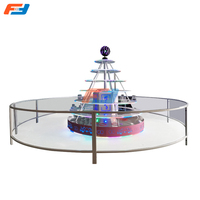 Jeu de lancer d'anneaux porte-bonheur pour parcs d'attractions, ensemble d'intérieur, jeux de carnaval, machine de jeu de lancer d'anneaux, métal et plastique