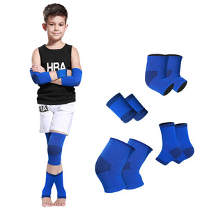 Set di 4 Protezioni per Bambini: Ginocchia, Gomiti, Caviglie e Polsi, Attrezzatura Protettiva Traspirante in Maglia per Ciclismo, Skateboard e Sport - Product Image 1