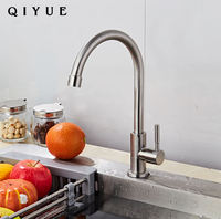 Robinet de filtre à eau en laiton à un seul niveau, robinet de cuisine rotatif, robinet de cuisine pour hôtels, hôpitaux, fermes, centres commerciaux