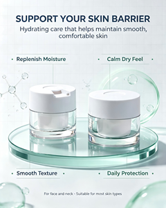 OEM/ODM Rice Glycerin Hyaluronic Acid Ceramides <strong>Aquagel</strong> Cream 4 Molecular Weights Deep Hydrating Lifting Firming Vitamin E - Product Image 3