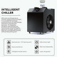 Refroidisseur de bain de glace résistant aux intempéries (0-42°C) ° C) - 1HP/1.5HP, Contrôle par application, Silencieux, Utilisation extérieure, Prise en charge OEM/ODM pour les cours d'hôtels