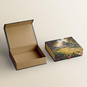 Caja de Regalo de Lujo con Logotipo Impreso Personalizado, Embalaje de Cartón Rígido con Cierre Magnético - Product Image 5