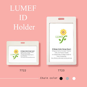 [LUMEF] 7722/7723 meilleur vendeur Pp et ABS matériel cartes de visite et porte-badges d'identification avec lanière pour l'exportation - Product Image 2
