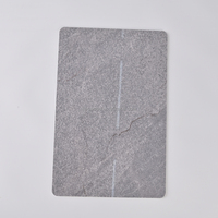 Panel de Pared de PVC con Revestimiento UV, Lámina de Mármol, 3mm 1220x2440mm, Impermeable, Anti-Rayones, Alto Brillo, para Interiores de Hotel, Personalizable OEM