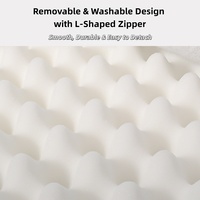 Tapis pour animaux de compagnie imperméable et antidérapant universel et lit pour chien et chat en mousse à mémoire de forme à motif solide de style moderne pour tous les animaux de compagnie