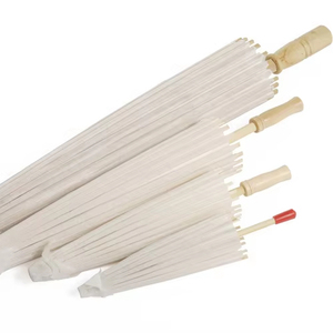 Sombrillas de Papel Blancas Guansen para Manualidades, Decoración de Bodas, Accesorios para Fotos, Sombrillas Japonesas para Niños - Product Image 1