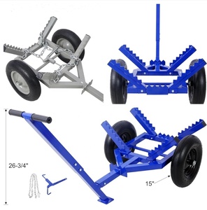 440 libbre Log Dolly <span class=keywords><strong>con</strong></span> gancio e catena portabagagli ATV Log Cart a mano <span class=keywords><strong>ruote</strong></span> pneumatiche da 16 pollici - Product Image 1