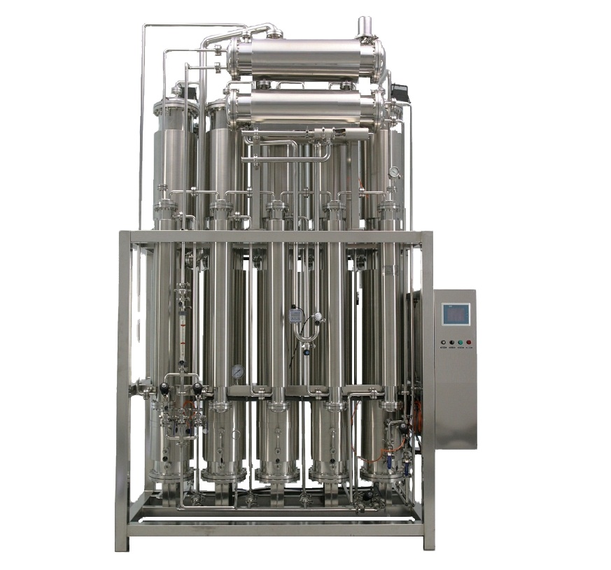 Multi column. Дистилляционная установка. многоколонный набор. multi effect distillation. uvm-3000 монтаж.
