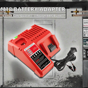 HNT 18V Cordless Drill Impact Driver <b>Kit</b> / Brushless Lithium Ion 125W AC Powered <b>Electric</b> Tool Set with Charger Carry Case - Product Image 2
