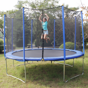 <span class=keywords><strong>Trampoline</strong></span> d'extérieur <span class=keywords><strong>pour</strong></span> la remise en forme à domicile, équipement de fitness en PVC, lit de saut anti-chute avec filet de <span class=keywords><strong>protection</strong></span> - Product Image 2