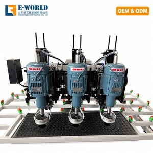 Máquina perforadora de vidrio automática de tres cabezales, alta estabilidad, bajo nivel de ruido, fácil mantenimiento. - Product Image 3