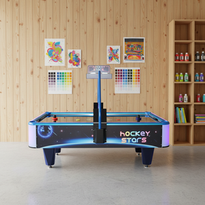 Mesa de Hockey de Aire Superior que Funciona con Monedas, Eléctrica, de Madera y Acrílico, 220V - Product Image 5