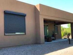 Volets roulants verticaux en alliage d'aluminium LEADOWVIN pour villas, garages, hôtels - Design moderne, fonctionnement motorisé, garantie 2 ans - Product Image 6