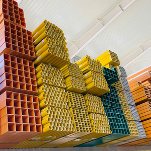 Стекловолоконные Пултрузионные структурные профили, пластиковые I-образные балки, FRP-балка, Pultruded H-балка - Product Image 3