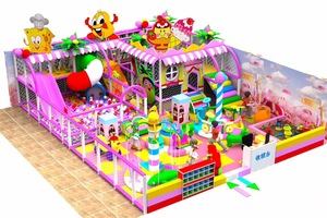 Equipo de Juegos para Interiores Comerciales, Plataforma de Juegos Infantil de Plástico Colorido, Equipo de Juegos para <span class=keywords><strong>Parques</strong></span> Infantiles Interiores - Product Image 2