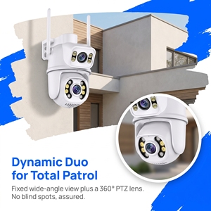 Cámara Domo PTZ WiFi 3MP OEM ODM Directa de Fábrica, 355° Panorámica, 90° Inclinación, <span class=keywords><strong>Seguimiento</strong></span> Humano por IA, Audio Bidireccional, DC 12V, Venta al por Mayor - Product Image 3