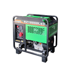 Générateur diesel Ruizi 12KW 230V 50Hz avec régulation automatique de tension, portable, mobile, sur remorque, démarrage électrique - Product Image 5