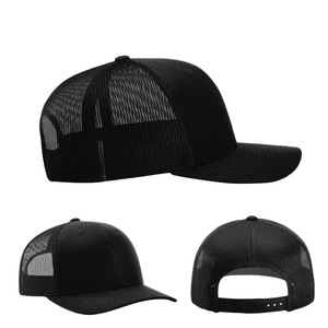 <span class=keywords><strong>Gorra</strong></span> de Béisbol con Visera de <span class=keywords><strong>Malla</strong></span> Estilo Patchwork, <span class=keywords><strong>Gorra</strong></span> Trucker Personalizada con Cierre a Presión y Visera Curva para el Sol - Product Image 2