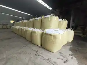 Custom Printed 1 Ton Jumbo FIBC Bulk Bag Yellow PP Big Ton Flat Bottom Breathable-Manufacturer Supply Bulk Goods 1000kg