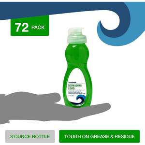 Liquide vaisselle solide Boardwalk 3 fl oz, parfum frais, écologique, jetable, boîte de 72 flacons - Product Image 5