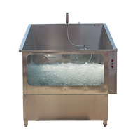 Bain de surf pour animaux de compagnie Piscine Évier de surf en acier inoxydable 304 Baignoire pour animaux de compagnie