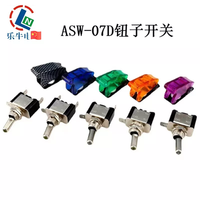 Interrupteur à bascule 12 Volts en métal, 20 ampères, Mini interrupteur avec couvercle en plastique étanche, éclairage Led, interrupteur à bascule à 3 broches