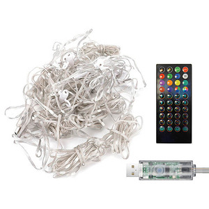 Rgb dreamcolor ứng dụng thông minh IP68 <span class=keywords><strong>LED</strong></span> Rèm chuỗi ánh sáng giáng sinh kỳ nghỉ trang trí USB chiếu sáng cho Trong nhà & outdooruse DC4.5V - Product Image 6