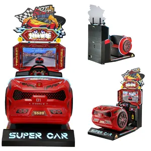 Indoor 3D Simulator Video Arcade Driving Coin Operated Racing Car Game Machine