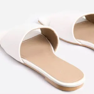 Name Brand Casual Shoes Women PU Ladies Flat Designer Slippers For Women Sandals