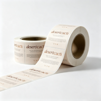 Autocollants personnalisables en vinyle imperméable pour bouteilles, impression CMJN, logo personnalisé, emballage cosmétique pour parfum et masque facial