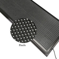 Letrero LED para Exteriores e Interiores, Tablero de Anuncios Desplazable P10/P8/P5/P5, Letrero para Tiendas, Centros Comerciales, Pantalla Programable por Wifi con Texto