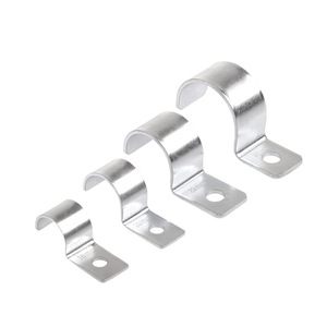 Abrazadera de Tubo Simple de Acero Galvanizado, Métrica de 6-50 mm, para Uso Industrial General - Product Image 1