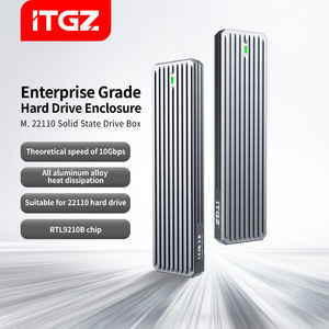 ITGZ scatola disco rigido 22110 <span class=keywords><strong>M</strong></span>.<span class=keywords><strong>2</strong></span> scatola Mobile a stato solido scatola esterna in lega di alluminio 10Gbps Dual protocollo RTL9210B - Product Image 2