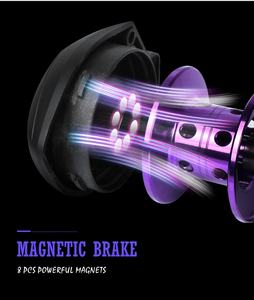 Harga grosir OEM roda rakit depan kecepatan tinggi gulungan pancing Baitcasting 7KG tarikan 6.5:1 pancing Diperkuat gulungan tarik - Product Image 6