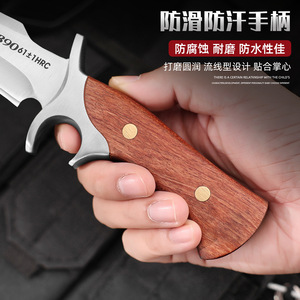 Couteau d'extérieur, couteau à viande mongol à haute dureté, couteau portable pour le camping et la survie en milieu sauvage, ultra-affûté - Product Image 2