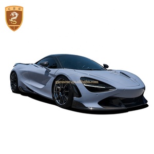 Nuevo Difusor Delantero de Fibra de Carbono Negro Brillante 3K para Mclaren 720S Estilo Vors - Product Image 2