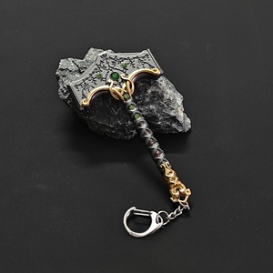 Game <span class=keywords><strong>War</strong></span> <span class=keywords><strong>God</strong></span> Ax Thor Arme Modèle Couteau Porte-clés Cosplay Bijoux - Product Image 3