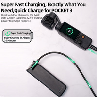 Poignée de batterie Portable pour DJI Osmo Pocket3 batterie externe portable accessoires de chargeur de caméra batterie intégrée 5000mAh