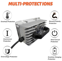 Chargeur de batterie Lifepo4 XYM QA600A 24V 20A pour scooters électriques, nettoyeurs électriques, robots de patrouille industriels