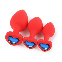 Japanischer Bestseller Butt Plug Analer Silikon-Dildo Kleiner Diamant-Schmuck Anales Sexspielzeug für Frauen